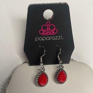 Statement piece 👀 - Paparazzi Fashion Jewelry Red and Silver trim! Only ONE!!